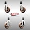Service Caster 4 Inch 316SS High Temp Glass Filled Nylon 1-3/4 Inch Stem Caster Brake SCC, 2PK SCC-SS316EX20S414-GFNSHT-2-TLB-2-134 - alternate 5